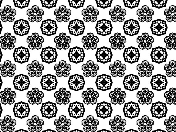 Fractal Pattern Background Tribal
