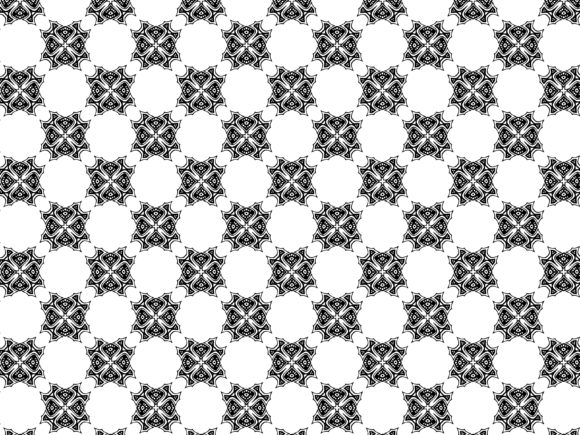 Fractal Pattern Black White Abstract 8: A Versatile Design Asset for Modern Creativity