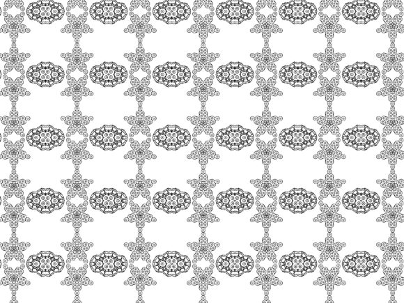 Fractal Pattern Circle Star