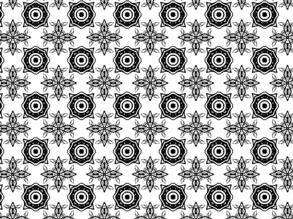 Fractal Pattern Flower Feather