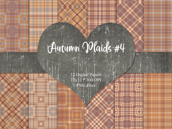 Funky Autumn Plaid Pack 4