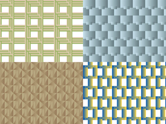 Seamless Pattern Bundling Bamboo Gradien