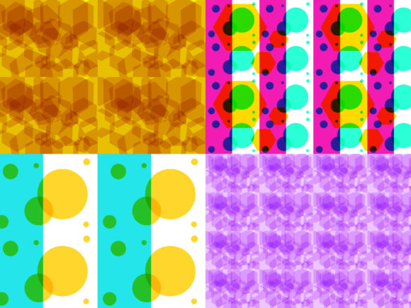 Seamless Pattern Bundling Transparent