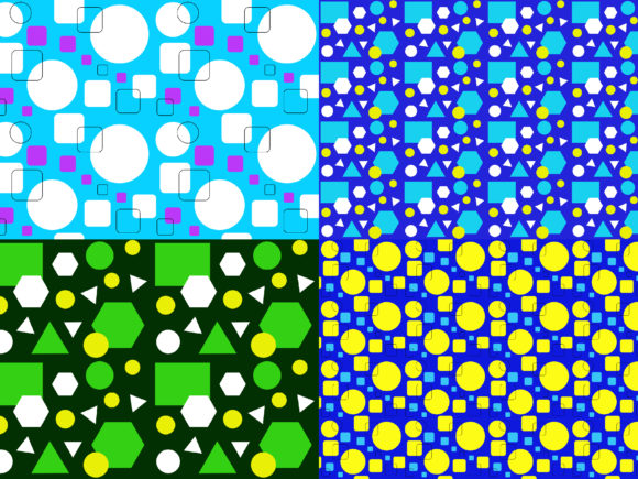 Seamless Pattern Bundling Triangle Circl: A Versatile Design Resource for Modern Creators