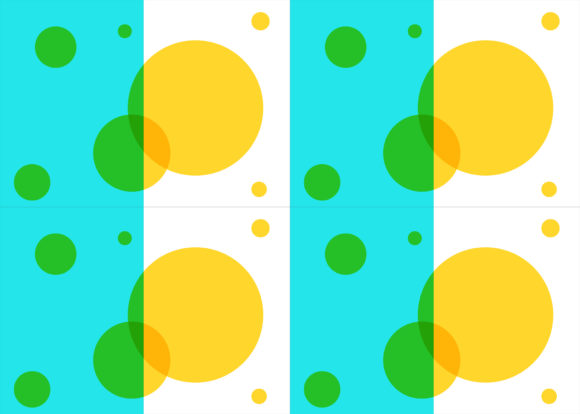 Seamless Pattern Circle Transparent