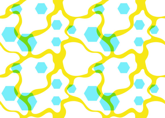 Seamless Pattern Crack Hexagon