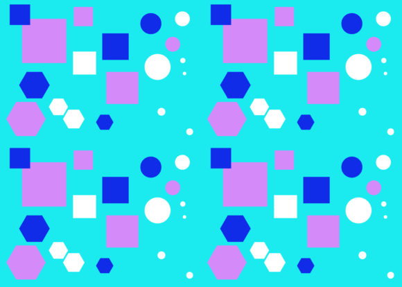 Seamless Pattern Square Hexagon Circle: A Versatile Design Element for Modern Creations