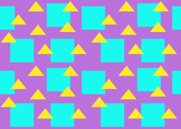 Seamless Pattern Square Triangle Purple