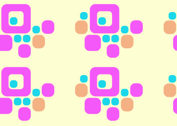 Seamless Pattern White and Purple Collection