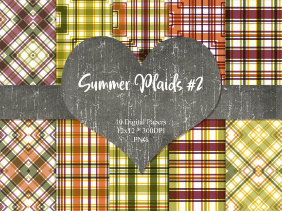 Summer Plaid 2: A Versatile Digital Paper for Creative Projects